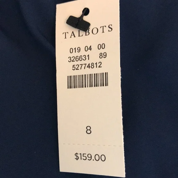 NEW Talbots jacket blazer cotton blend 8 - Picture 6 of 11